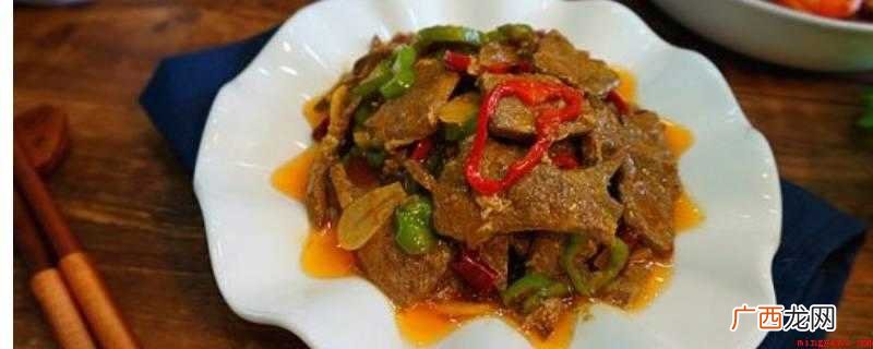 过好油的猪肝片儿快速翻炒 猪肝炒辣椒怎么炒