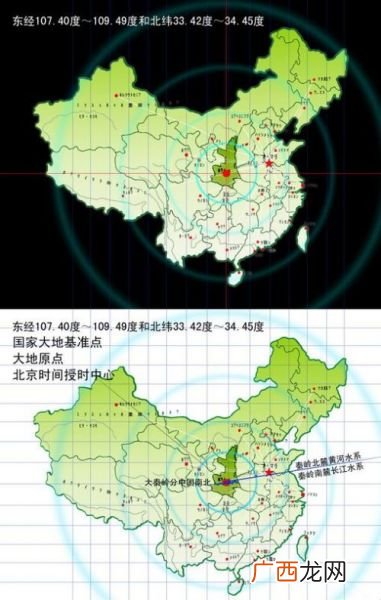 中国的中心位置在哪里,中国最南，最北，最东，最西的城市分别是什么？