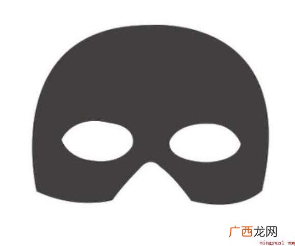如何画面具简笔画
