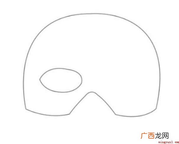 如何画面具简笔画