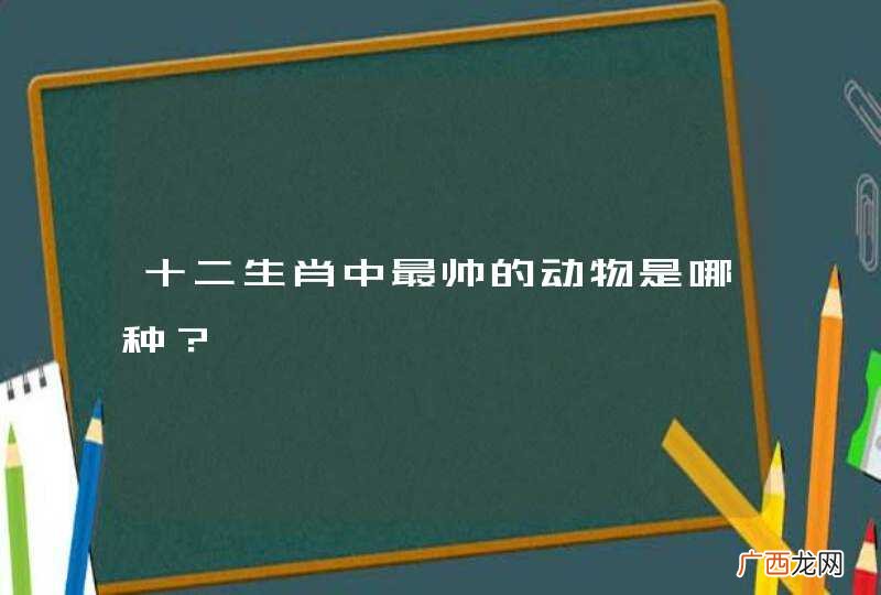 十二生肖中最帅的动物是哪种?