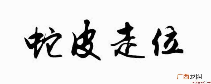 蛇皮走位是什么意思