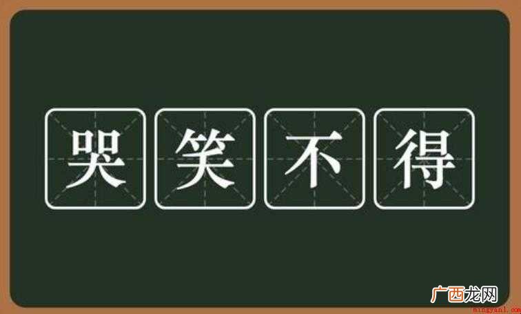 哭笑不得的造句有哪些