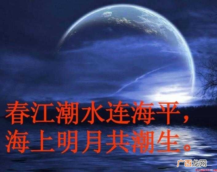 春江潮水连海平的下一句是什么