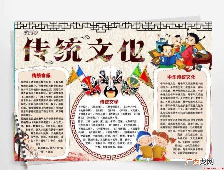 传统文化手抄报内容有哪些