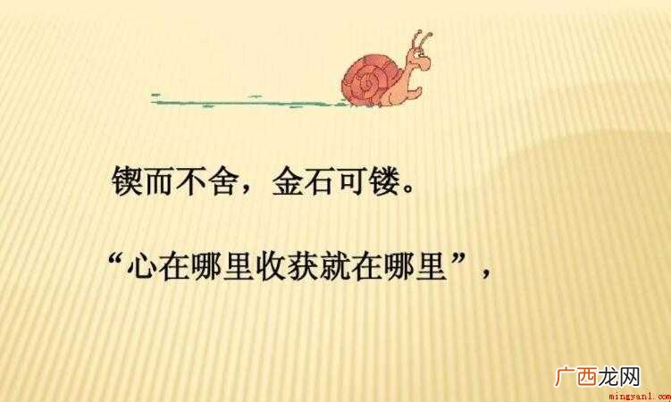 锲而不舍金石可镂的意思是什么
