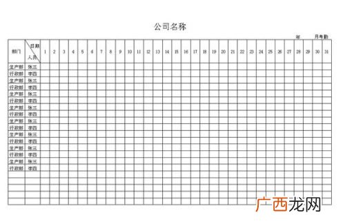 考勤表怎么做,如何快速制作员工考勤表？
