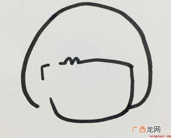 小学生敬礼怎么画简笔画