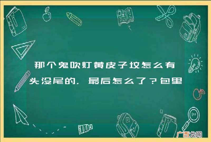 那个鬼吹灯黄皮子坟怎么有头没尾的，最后怎么了？包里出现无眼龙符，天空出现乌云最后怎么不放了？
