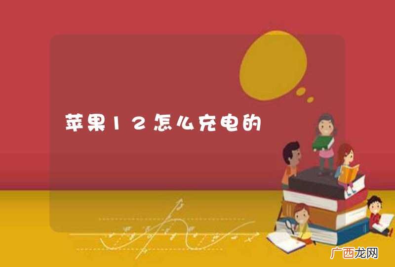 苹果12怎么充电的
