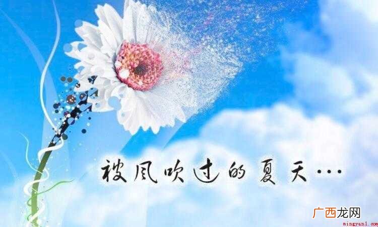 《被风吹过的夏天》的歌词是什么
