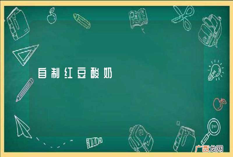自制红豆酸奶
