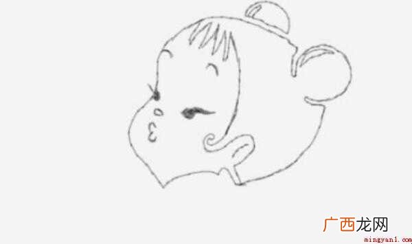 简笔画年画娃娃是怎么画的