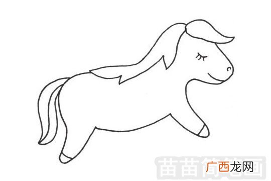 小马简笔画怎么画,生肖马简笔画？