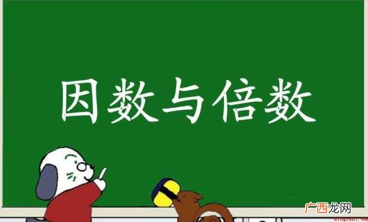 因数和倍数是什么