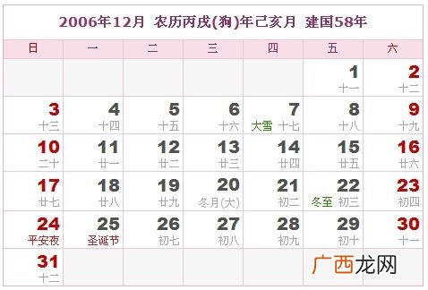 2006年是什么年,2006属什么生肖日历？