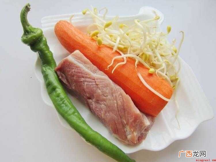 豆芽炒肉怎么做好吃