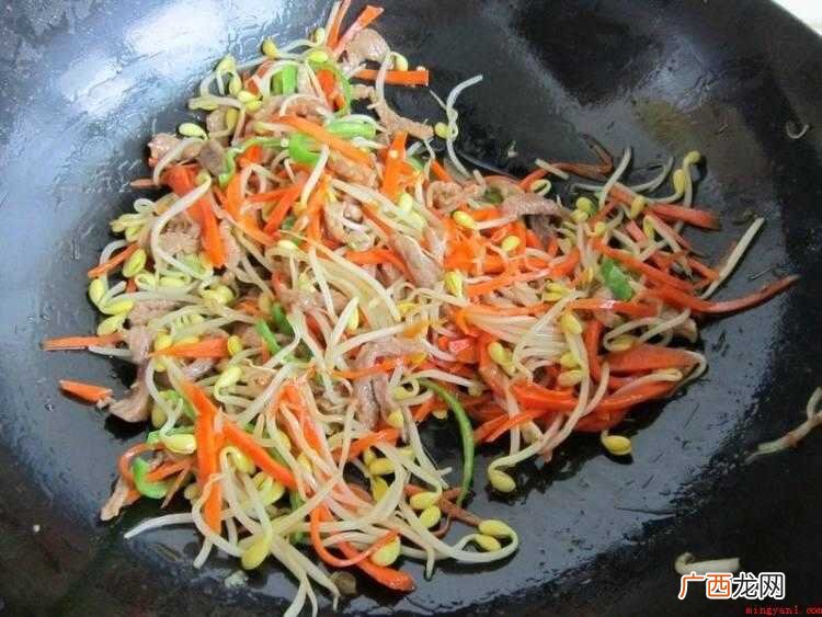 豆芽炒肉怎么做好吃