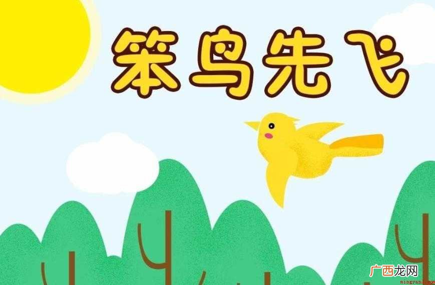 笨鸟先飞是什么意思 汉语成语 笨鸟先飞是什么意思