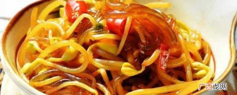 豆芽粉丝怎么炒好吃