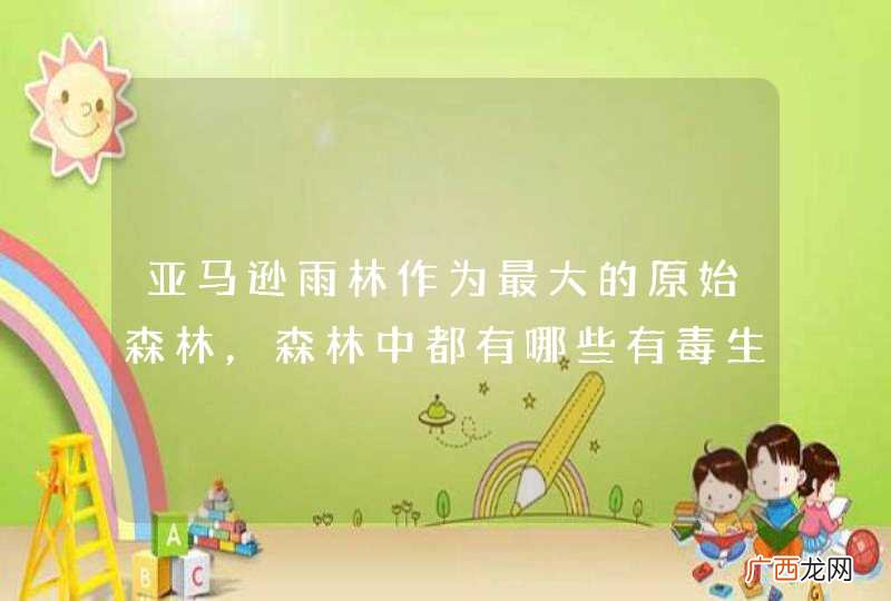 亚马逊雨林作为最大的原始森林，森林中都有哪些有毒生物？