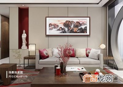 客厅沙发背景墙挂什么画好,客厅沙发背景墙挂什么画好，手绘山水画让家更有档次？