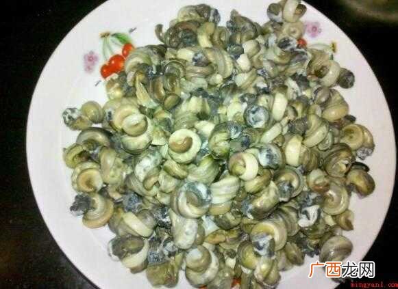 水煮一会儿就可以出锅了 螺丝肉怎么炒好吃