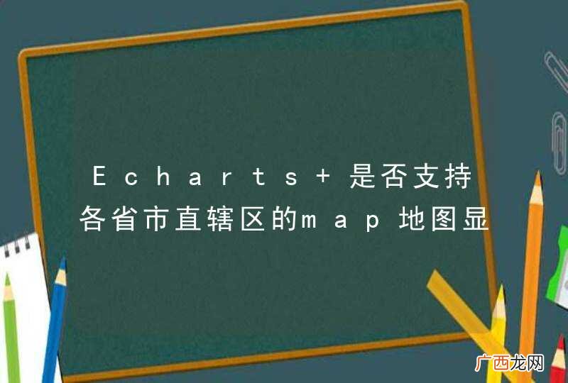 Echarts 是否支持各省市直辖区的map地图显示？可自定义一个省的map？