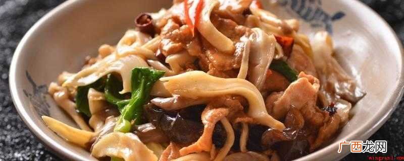简易美味可口的小菇炒肉片 小菇怎么炒
