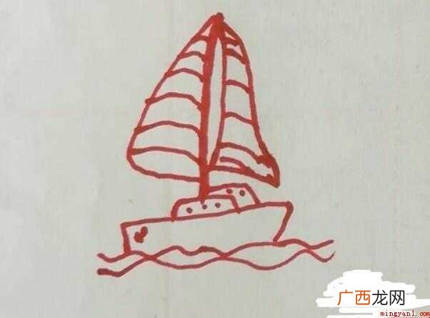 帆船简笔画怎么画的内容介绍 帆船简笔画怎么画