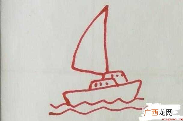 帆船简笔画怎么画的内容介绍 帆船简笔画怎么画