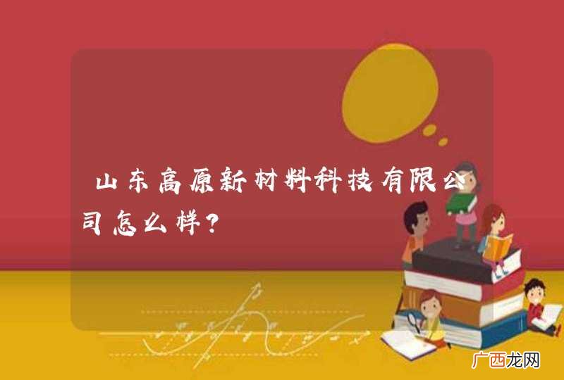 山东高原新材料科技有限公司怎么样？