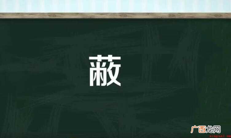 歌咏同一或同类题材的一系列词 蔽的组词有哪些