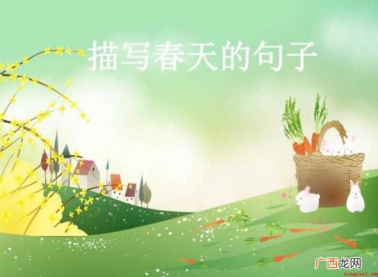 关于春天的句子有哪些