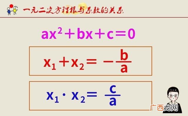 根与系数的关系公式是什么,根与系数的关系推导公式？