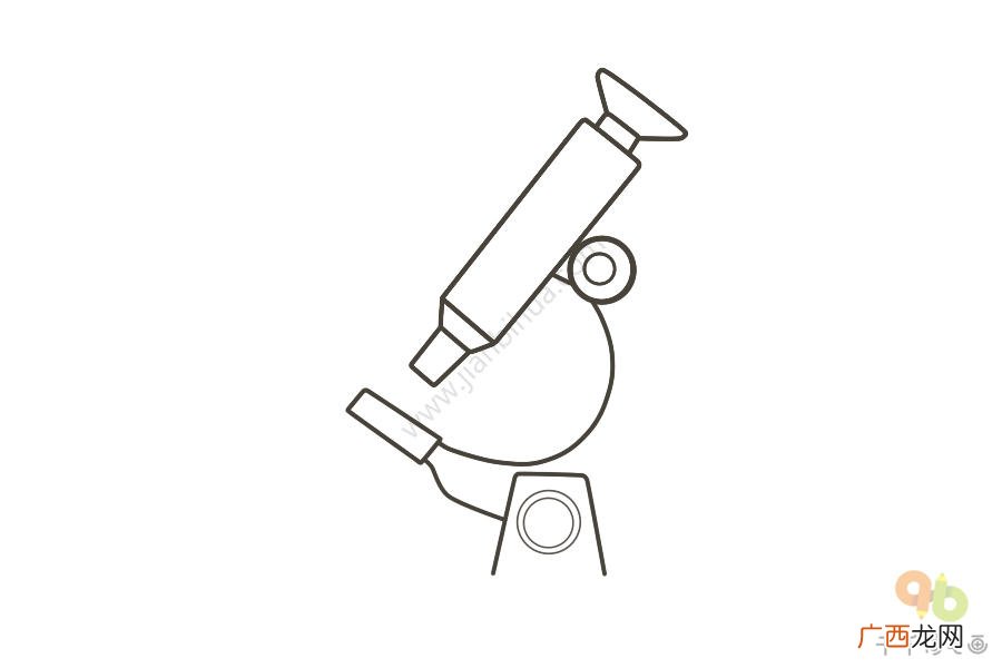 显微镜怎么画,科学仪器简笔画？