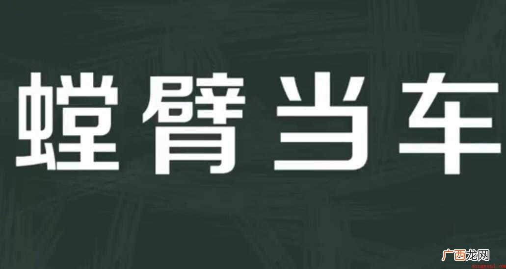 螳臂挡车的意思是什么