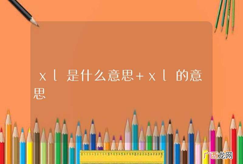 xl是什么意思 xl的意思