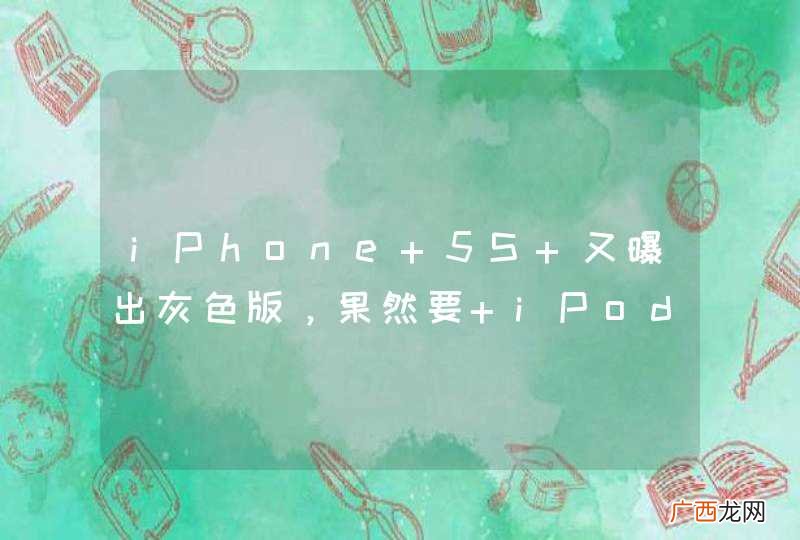 iPhone 5S 又曝出灰色版，果然要 iPod 化了吗？
