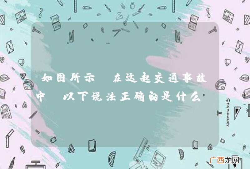 如图所示,在这起交通事故中,以下说法正确的是什么?A、A车负全部责任B、B车负全部责任C、都无责任,后果自行承担D、各负一半责任_答案是B