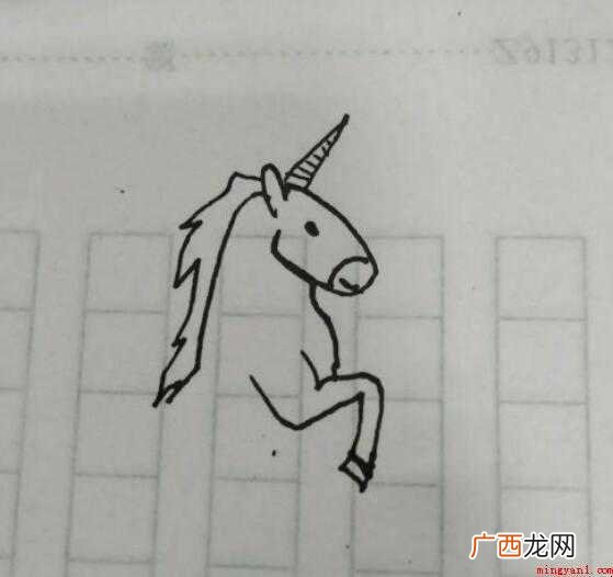 马的简笔画怎么画 画马站立的蹄子 马的简笔画怎么画