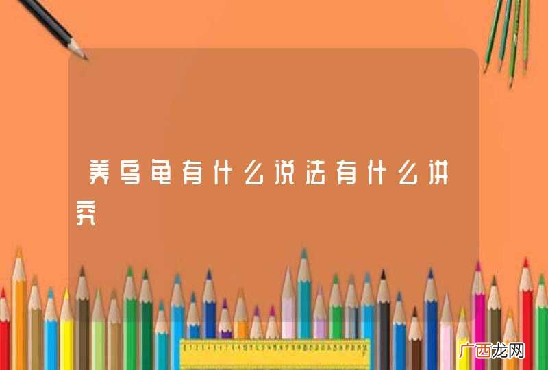 养乌龟有什么说法有什么讲究
