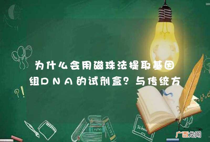 为什么会用磁珠法提取基因组DNA的试剂盒？与传统方法相比有哪些优势？