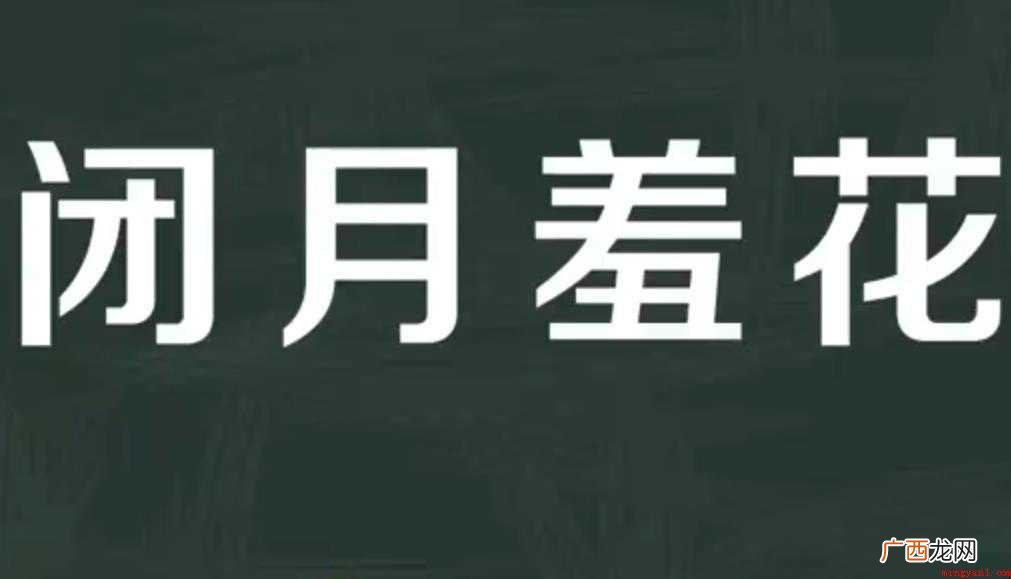 月羞花,汉语成语,读作 闭月羞花什么意思