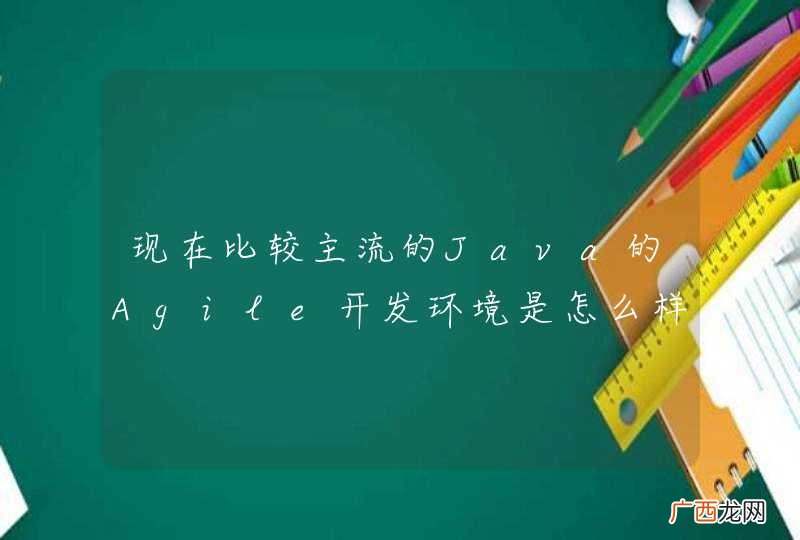 现在比较主流的Java的Agile开发环境是怎么样的？