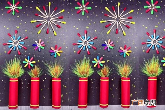 春节的手工怎么做,新年烟花手工？