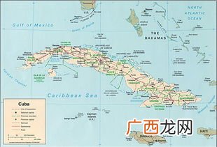 古巴在地图上的位置,古巴位于世界地图哪儿？