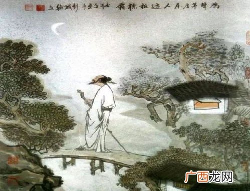 鸡声茅店月人迹板桥霜的意思,商山早行古诗朗读译文?