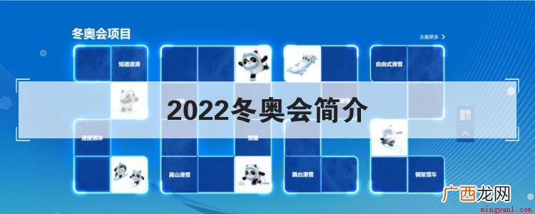 2022年第24届冬季奥林匹克运动会 2022冬奥会简介