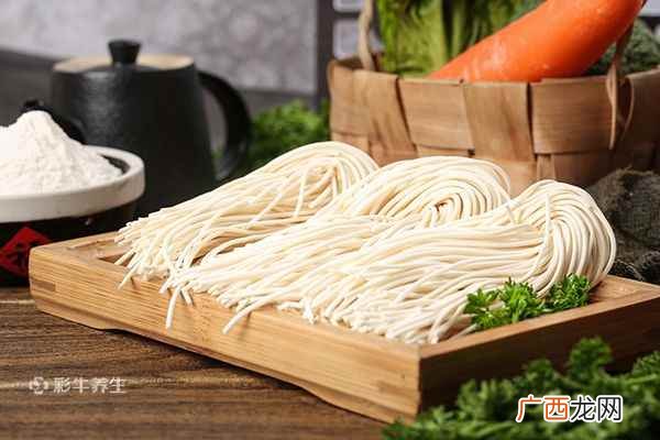 面条的营养价值及功效